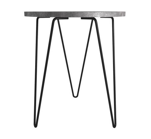 Стол журнальный Sheffilton SHT-CT79-1 мокрый асфальт/черный муар