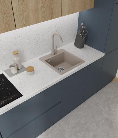 Кухонная мойка GRANFEST URBAN UR-245 песочный