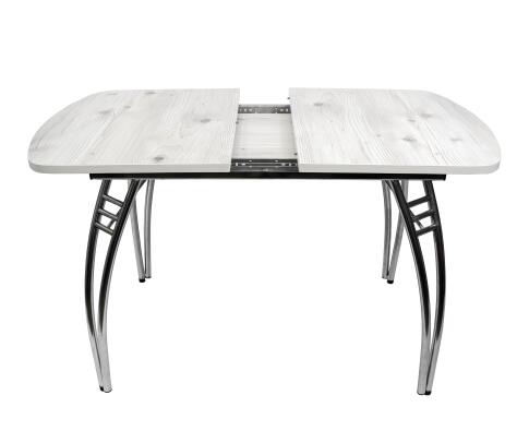 Стол ВВР Раздвижной пластиковый Бискайская сосна/паук 110-150/70