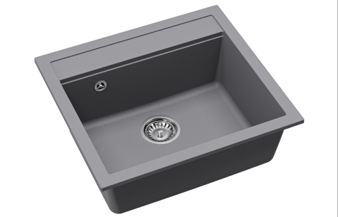 Мойка кухонная AQUASANITA Rock SQR 101 202 AW alumetallic