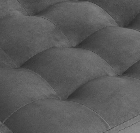 Пуф SIGNAL LORI Velvet Bluvel 14 серый