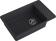 Кухонная мойка GRANFEST QUARZ ZL-51 черный + сифон