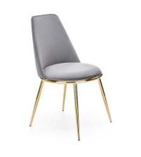 Стул HALMAR K460 серый/золотой