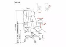 Кресло компьютерное SIGNAL Q-093 черный/черный