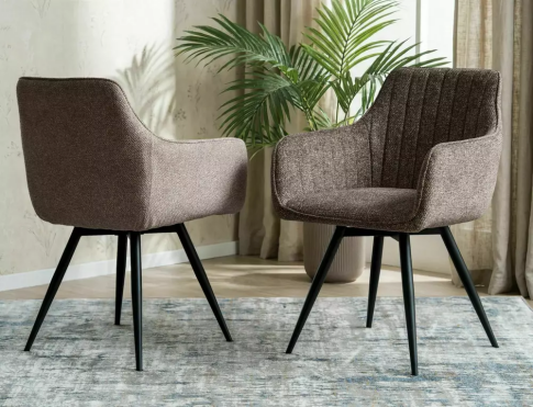 Стул SIGNAL BALLO Leo 32 темно-бежевый/черный, поворотный