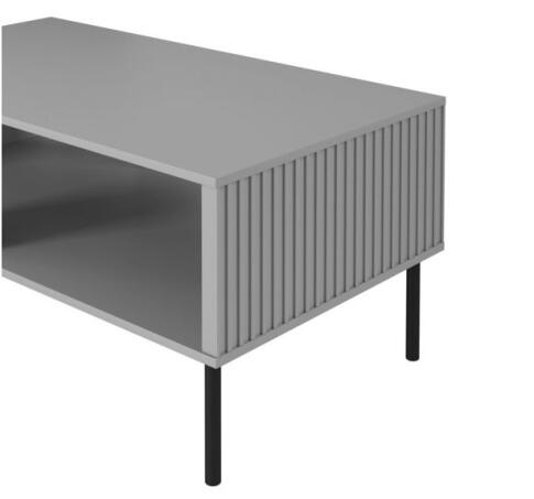 Стол журнальный HALMAR ASENSIO LAW-1 светло-серый/черный