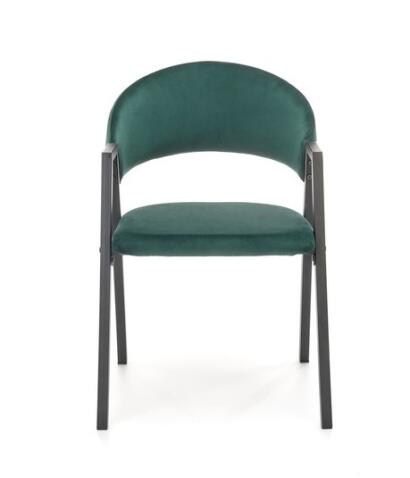 Стул HALMAR K473 темно-зеленый/черный