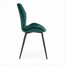 Стул SIGNAL ARCO Velvet Bluvel 78 зеленый/черный