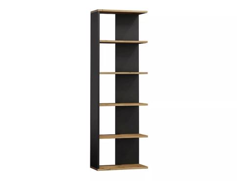 Стеллаж SIGNAL CORNER дуб вотан/черный, 170/60/25