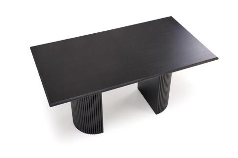 Стол обеденный HALMAR BOLERO черный дуб/черный 160-250/90