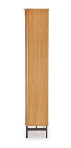 Стеллаж HALMAR SMART REG1 дуб натуральный/черный