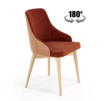 Стул HALMAR MALAGA Mavel 44/Stelar 54 корица/бук