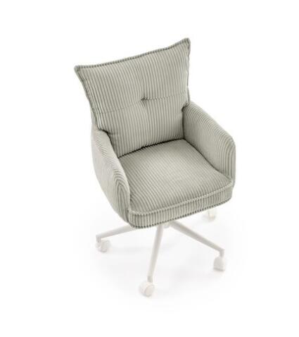 Кресло компьютерное HALMAR DUMBO светло-серый/белый