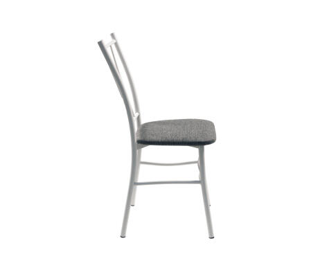 Стул ВВР Трилогия Серый/белый, рогожка