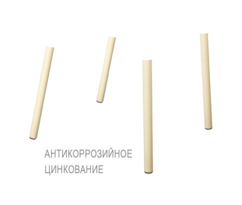 Каркас стула Sheffilton SHT-S424 артикул КС-232 ваниль (цинк) (+)