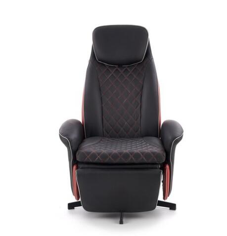 Кресло HALMAR CAMARO черный/красный