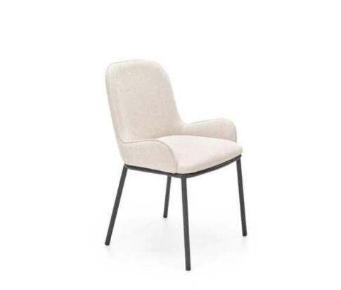 Стул HALMAR K481 бежевый/черный