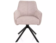 Стул SIGNAL NOTTI Leo 23 светло-бежевый/черный, поворотный
