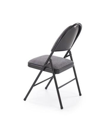 Стул HALMAR K566 черный/серый, складной