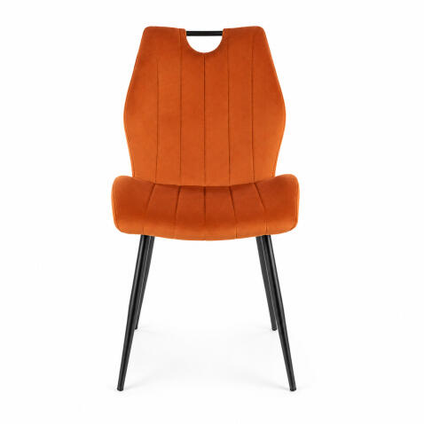 Стул SIGNAL ARCO Velvet Bluvel 4215 корица/черный