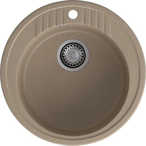 Кухонная мойка GRANFEST RONDO R-520 песочный