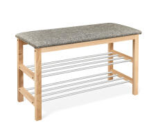 Банкетка Sheffilton SR-0628 артикул Б-3 прозрачный лак/кедровый