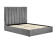 Кровать HALMAR PALAZZO серый/серебристый, 160/200