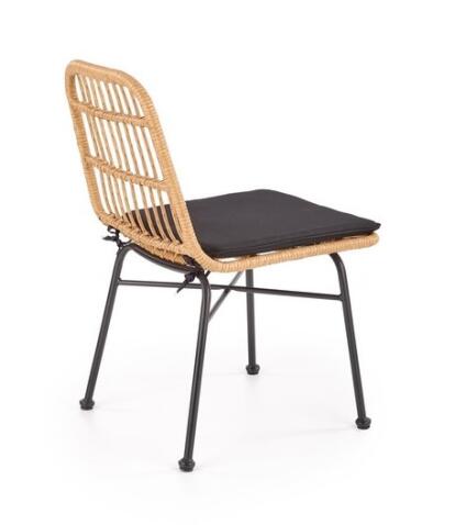 Стул HALMAR K401 натуральный/черный