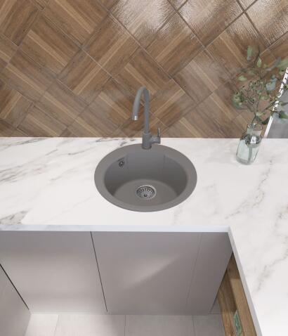 Кухонная мойка GRANFEST URBAN UR-649 темно-серый