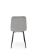 Стул HALMAR K525 серый/черный