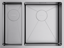 Кухонная мойка из нержавейки Omoikiri Taki 58-2-U/IF-IN-R нержавеющая сталь