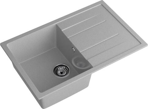 Кухонная мойка GRANFEST QUADRO Q-780L серый