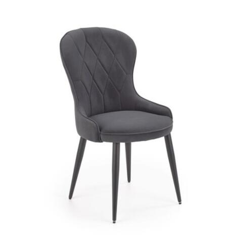 Стул HALMAR K366 серый/черный