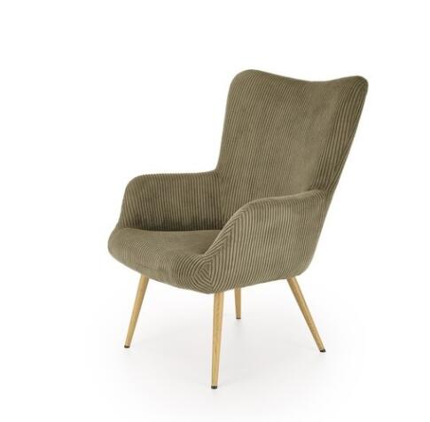 Кресло HALMAR AMARO оливковый