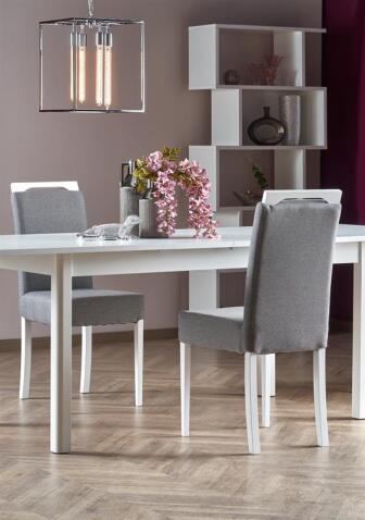 Стол обеденный HALMAR FLORIAN белый/белый 160-228/90