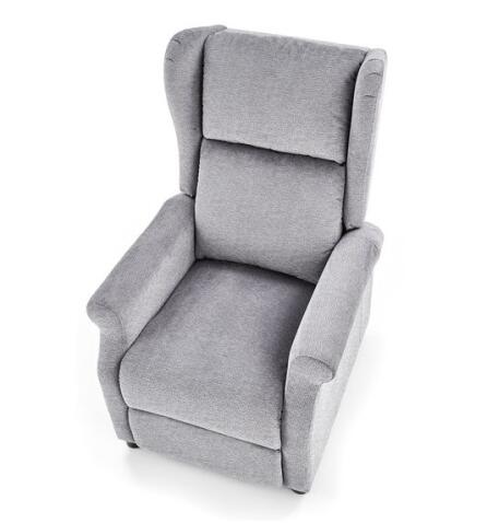 Кресло HALMAR AGUSTIN 2 раскладное, серый