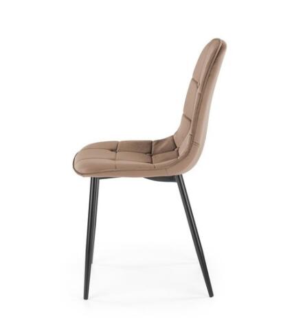 Стул HALMAR K417 бежевый/черный