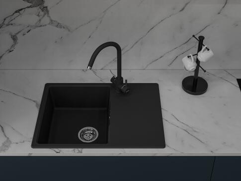 Кухонная мойка GRANFEST URBAN UR-668L черный