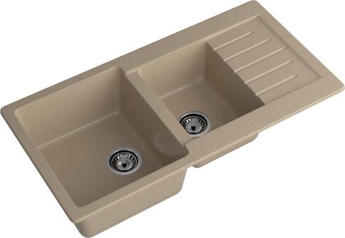 Кухонная мойка GRANFEST PRACTIK P-980KL песочный
