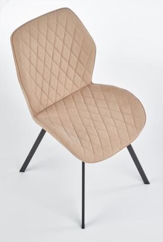 Стул HALMAR K360 бежевый/черный