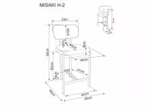 Стул барный SIGNAL MISAKI H-2 t.255 светло-бежевый/кашемир