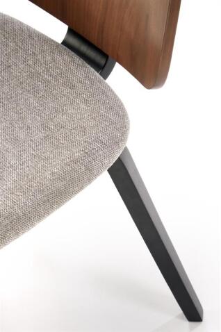 Стул HALMAR K563 серый/черный/орех
