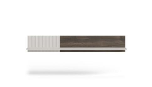 Полка HALMAR RANDOM 2 P-1 кашемир/орех/черный