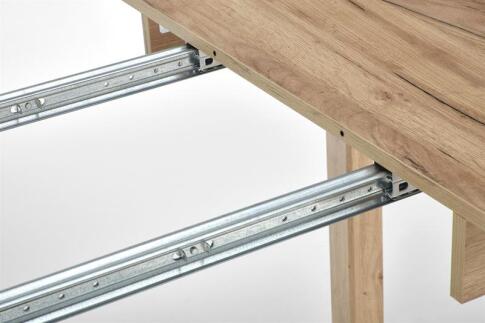 Стол обеденный HALMAR RINGO дуб крафт/дуб крафт 102-142/102