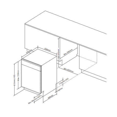 Посудомоечная машина встраиваемая HANSA ZIM647TH