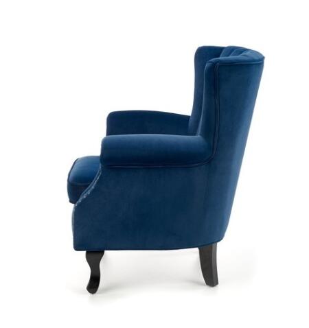 Кресло HALMAR TITAN темно-синий/черный