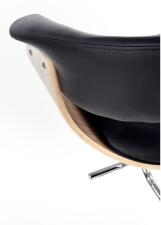 Стул барный HALMAR H45 дуб/черный 