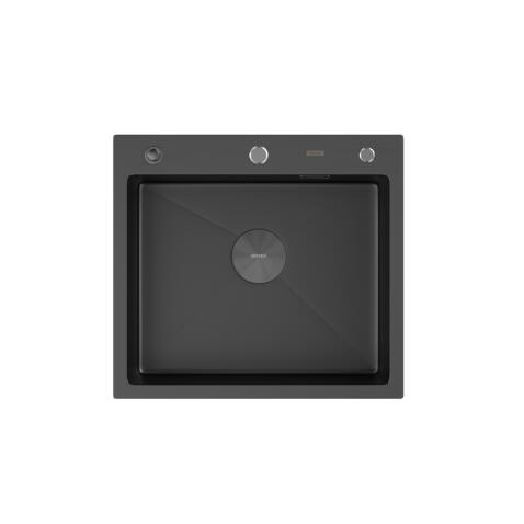Мойка ARFEKA ECO AR 550*500 POP-UP BLACK PVD NANO