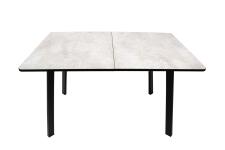 Стол ВВР Миллер Камень светлый/черный №3, ЛДСП 120-160/80