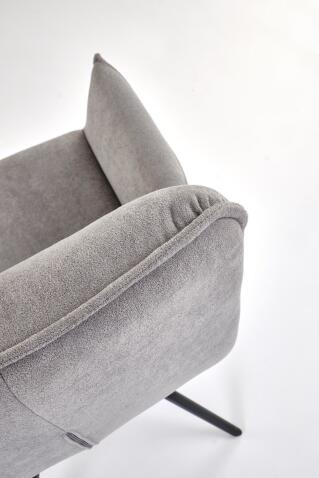 Стул HALMAR K574 серый/черный, поворотный